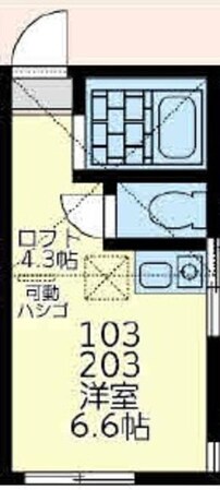 ユナイト野川ラヴィアンローゼの物件間取画像